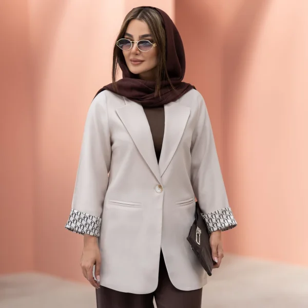 کت کتان زنانه تابستانی مدل لیما