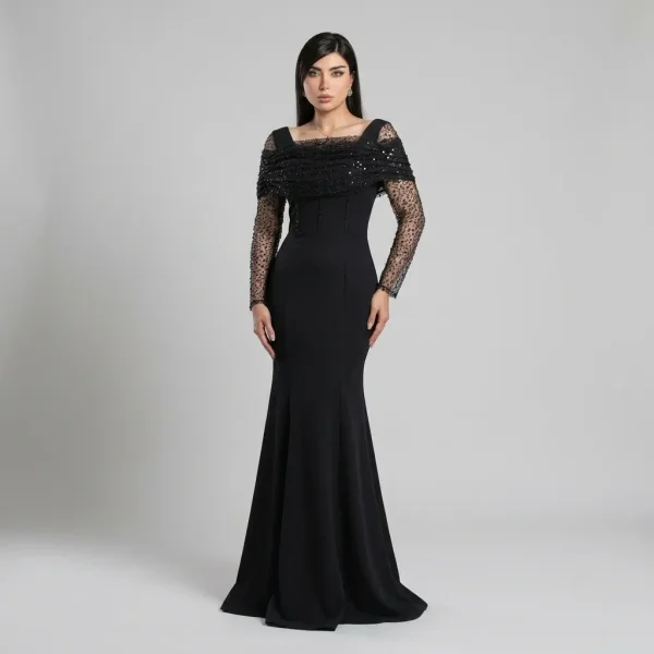 پیراهن مجلسی بلند زنانه مدل نایرا  آنجل