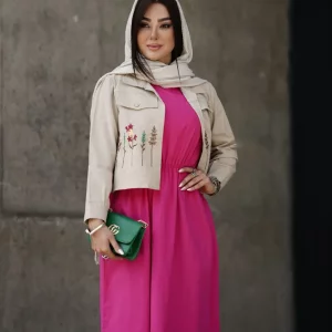 کت سارافون گلدوزی زنانه آستین حلقه‌ای