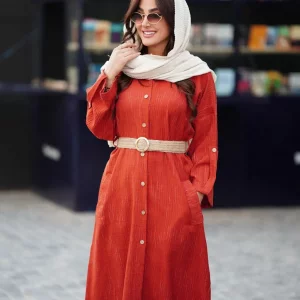 کفتان صوفیا مدل آرزو با کمربند کنفی