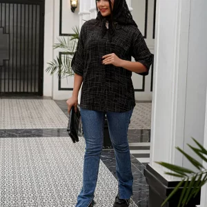 شومیز تک جیب تزئینی