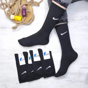 جوراب ساق دار  طرح نایک مشکی