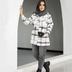 شکت کلاه دار زنانه مدل پرنیان
