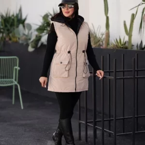 پافر زنانه دو جیب مدل سیگل