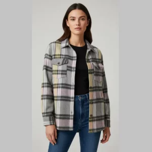 پیراهن پشمی دو جیب  زنانه مدل ساینا