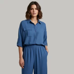 ست زنانه شانتون جیب‌دار ترمه