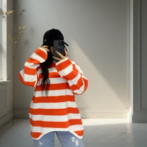 بافت زنانه لانگ مدل مایدن