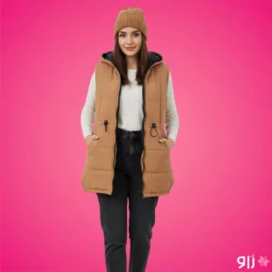 پافر زنانه بغل دکمه مدل سلنا