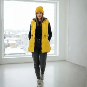 پافر زنانه بغل دکمه مدل سلنا