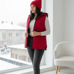 پافر زنانه بغل دکمه مدل سلنا