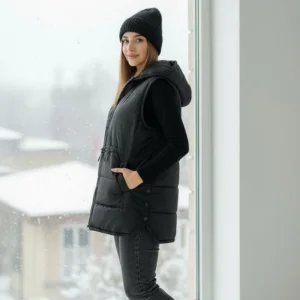 پافر زنانه بغل دکمه مدل سلنا