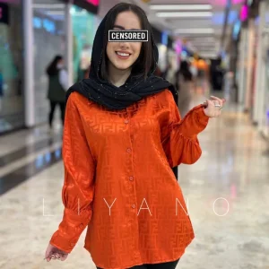 شومیز ساتن مدل لایرا