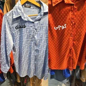 شومیز ساتن مدل لایرا