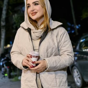 کاپشن زنانه امبردی مدل مانا