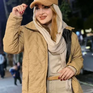 کاپشن زنانه امبردی مدل مانا