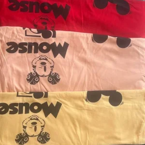 کراپ پنبه ای زنانه مدل میکی موس