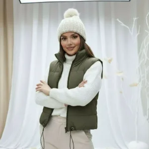 پافر کراپ زنانه مدل رستا