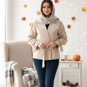 کت کراپ کتان مدل دایانا