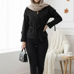 کت کراپ کتان مدل دایانا