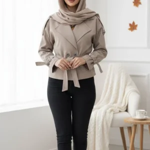 کت کراپ کتان مدل دایانا