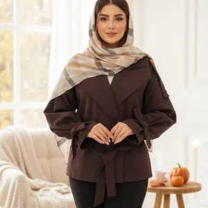 کت کراپ کتان مدل دایانا