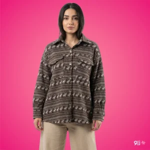 پیراهن مانتو پشمی وارداتی مدل گوزن