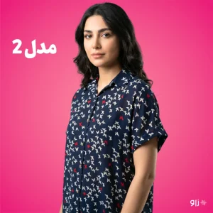 پیراهن نخی زنانه مدل تای