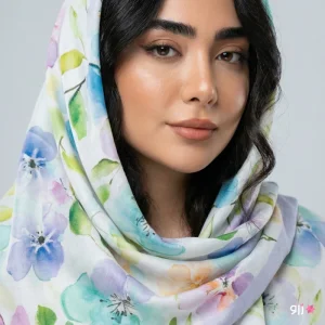 روسری مدل گل بهاری