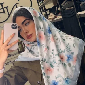 روسری مدل گل بهاری