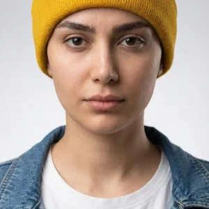 کلاه بافت ساده زنانه