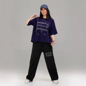ست آستین سه ربع زنانه طرح versace