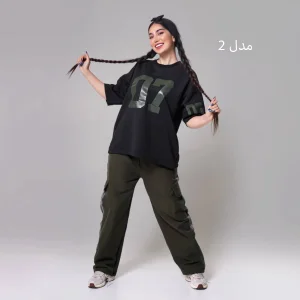 ست آستین سه ربع زنانه طرح 07