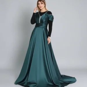 پیراهن مجلسی بلند مدل سولینا