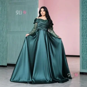 پیراهن بلند مجلسی زنانه مروارید شب