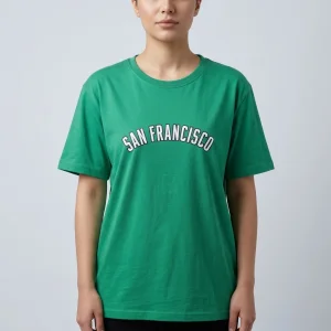 تیشرت لانگ زنانه مدل  طرح San Francisco