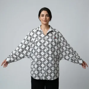 شومیز زنانه خفاشی مدل حنانه
