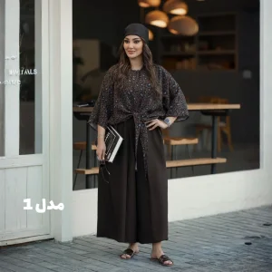 ست زنانه پلنگی گِره ای مدل راشام 5 مدل
