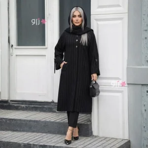 مانتو  زنانه آستین پاگون مدل  ویونا