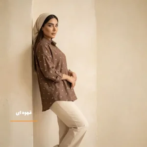 شومیز تابستانی سیلک مدل فرال