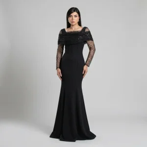 پیراهن مجلسی بلند زنانه مدل نایرا  آنجل