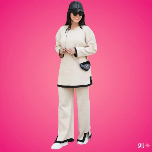 ست بافت زنانه مدل روناک