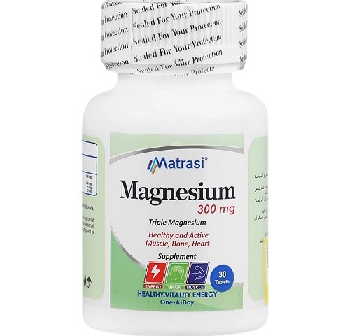 قرص منیزیم ماتراسی 300 میلی گرم ماتراسی بسته 30 عددی