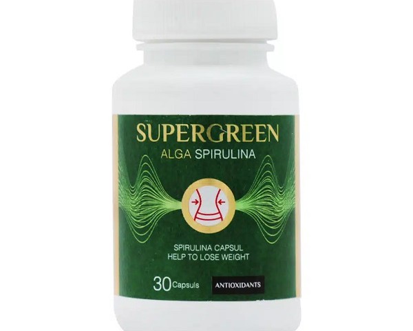 کپسول اسپیرولینا سوپر گرین زرین اورمان دارو 30 عدد