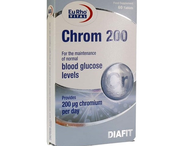 قرص کروم 200 یوروویتال 60 عدد