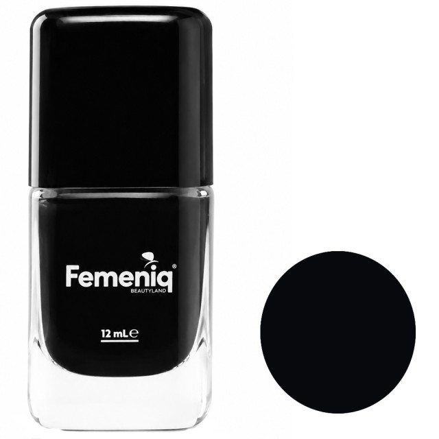 لاک ناخن فمنیک مدل nature friendly شماره 102 رنگ مشکی حجم 12 میلی لیتر