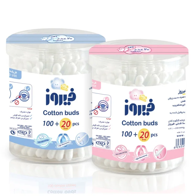 گوش پاک کن فیروز بسته 100 عددی