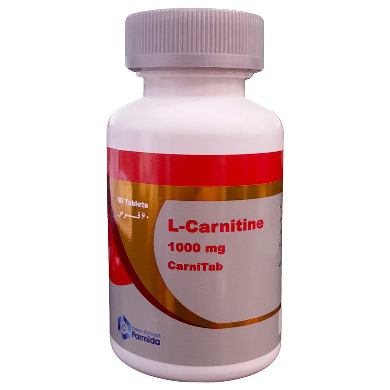 قرص ال کارنیتین دارو درمان پارمیدا بسته 60 عددی
