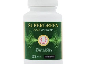 کپسول اسپیرولینا سوپر گرین زرین اورمان دارو 30 عدد