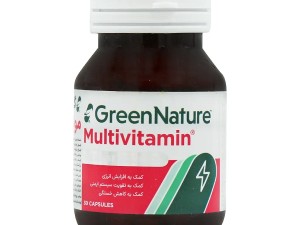 کپسول مولتی ویتامین گرین نیچر 30 عدد