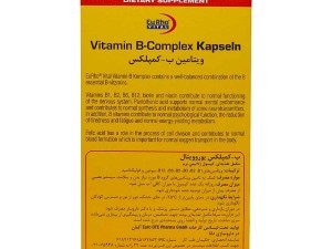 کپسول ویتامین ب کمپلکس یوروویتال 60 عدد